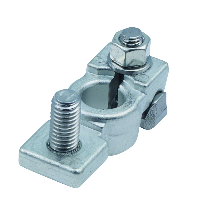 SAE Top Post Brass Battery Terminal - side view